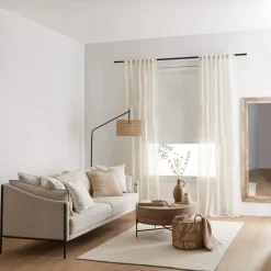 Outlet Bouclair Off White Chita Cordless Blackout Roller Shade