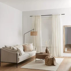 Outlet Bouclair Off White Chita Cordless Blackout Roller Shade