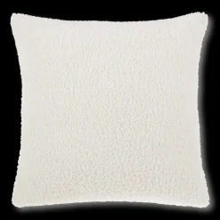 Outlet Bouclair Off White Doodle Boucle Decorative Throw Pillow