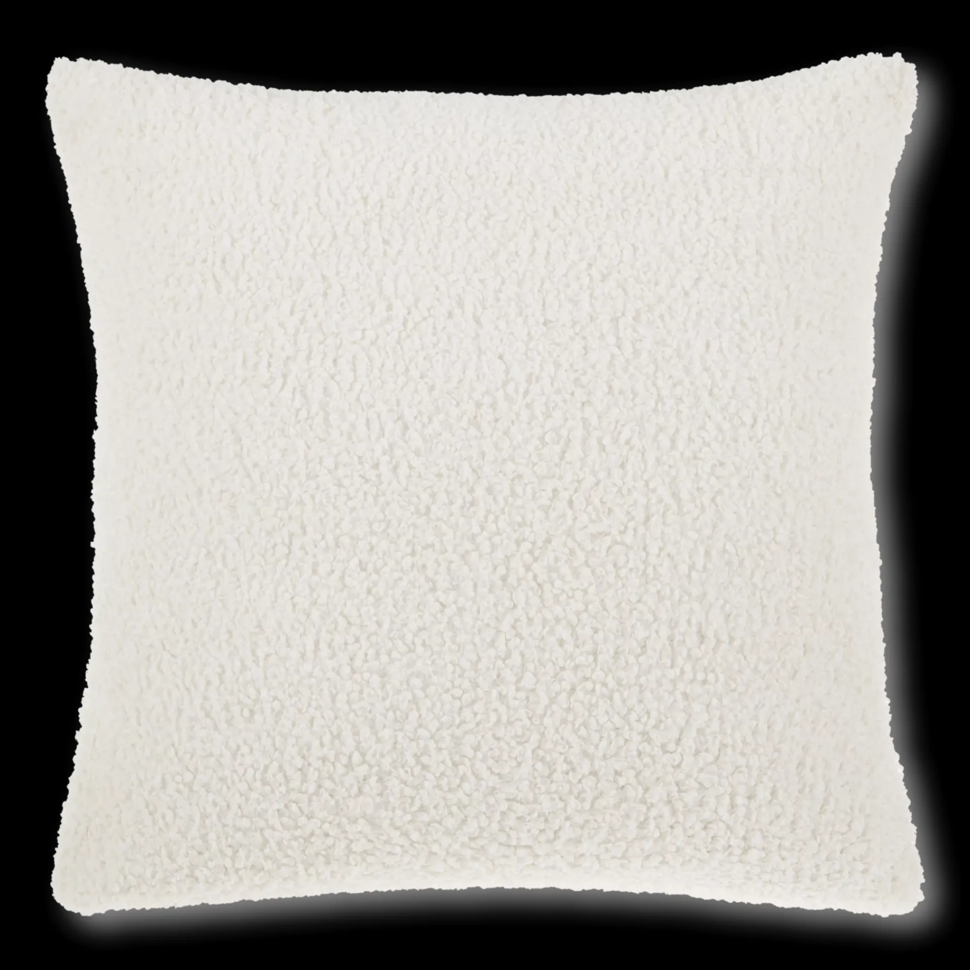 Outlet Bouclair Off White Doodle Boucle Decorative Throw Pillow