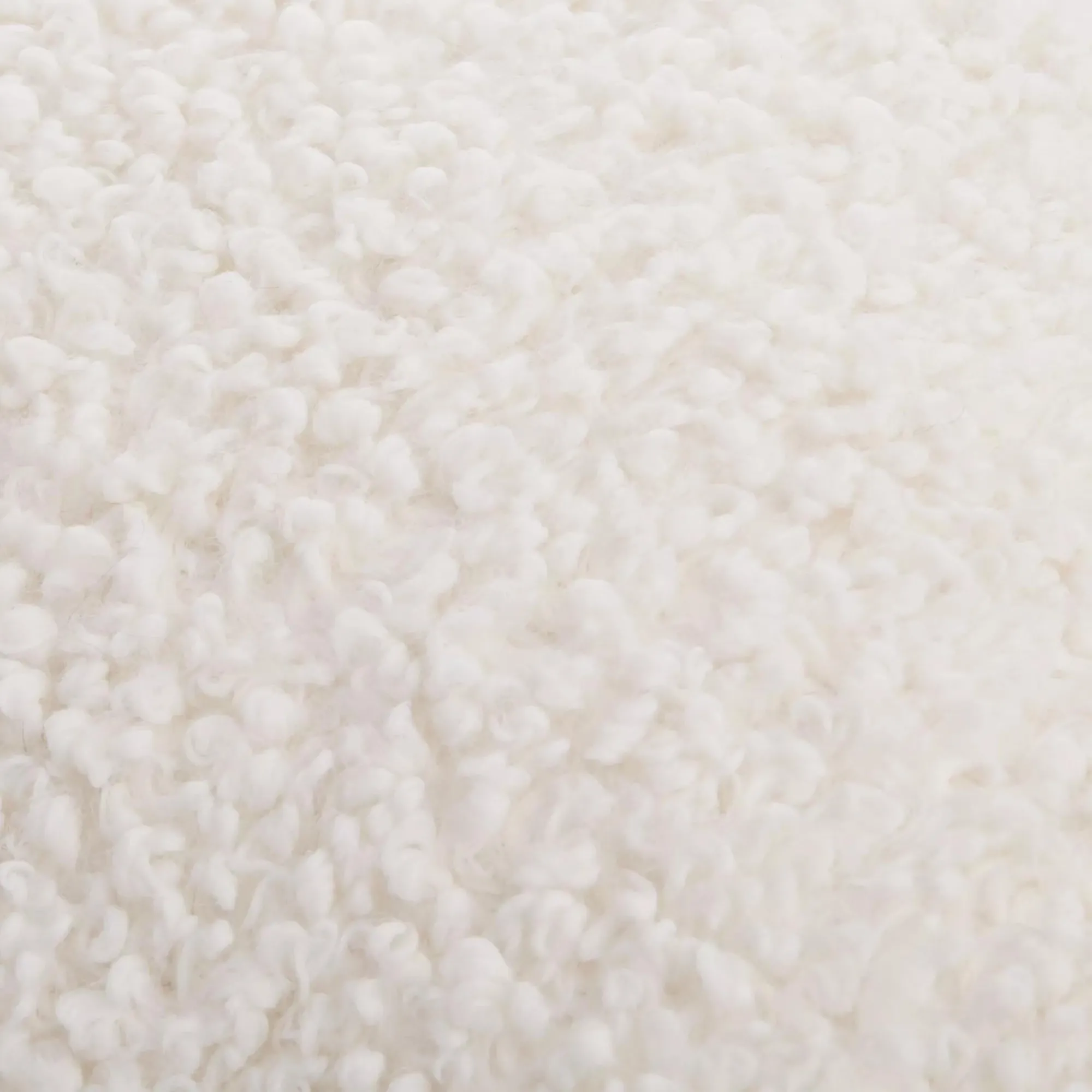 Outlet Bouclair Off White Doodle Boucle Decorative Throw Pillow