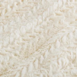 Discount Bouclair Off White Ellyn Faux Fur Throw