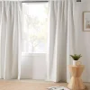 Clearance Bouclair Off White Mullins Blackout Back-Tab Curtain