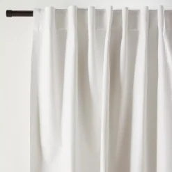 Clearance Bouclair Off White Mullins Blackout Back-Tab Curtain