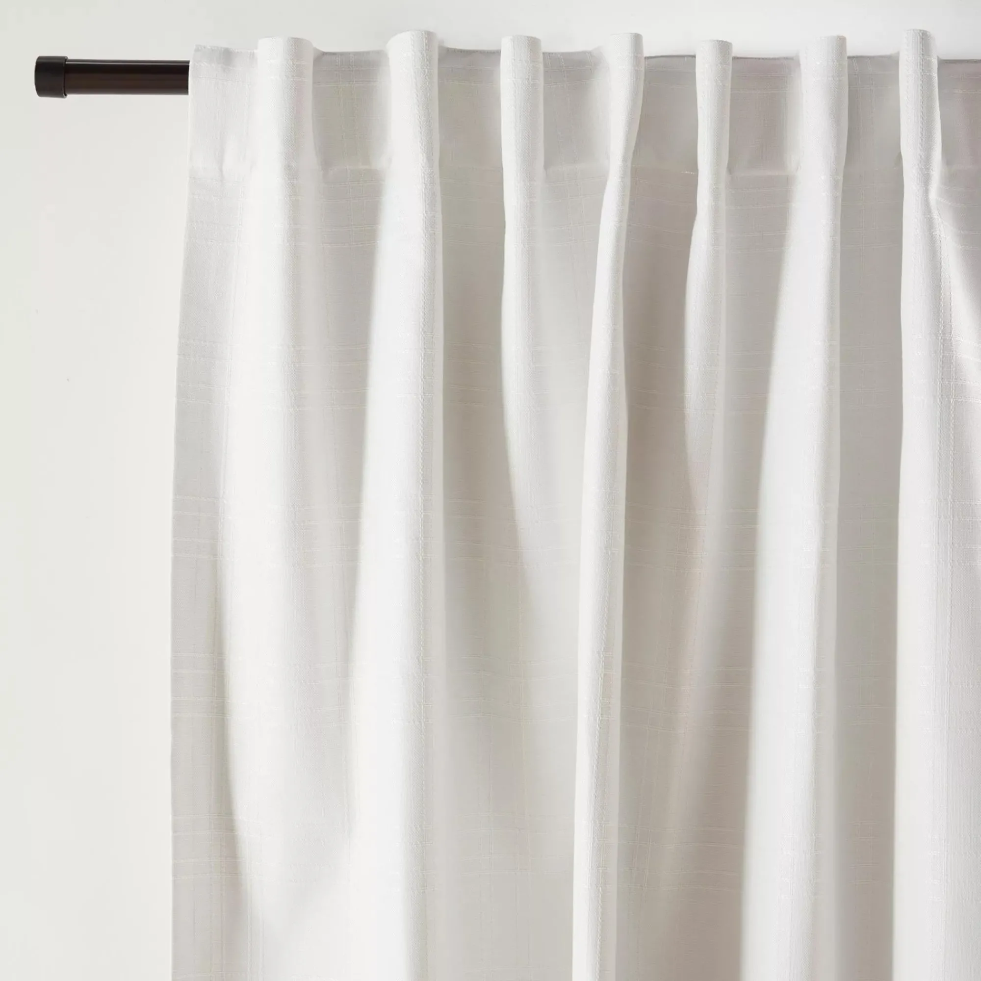 Clearance Bouclair Off White Mullins Blackout Back-Tab Curtain