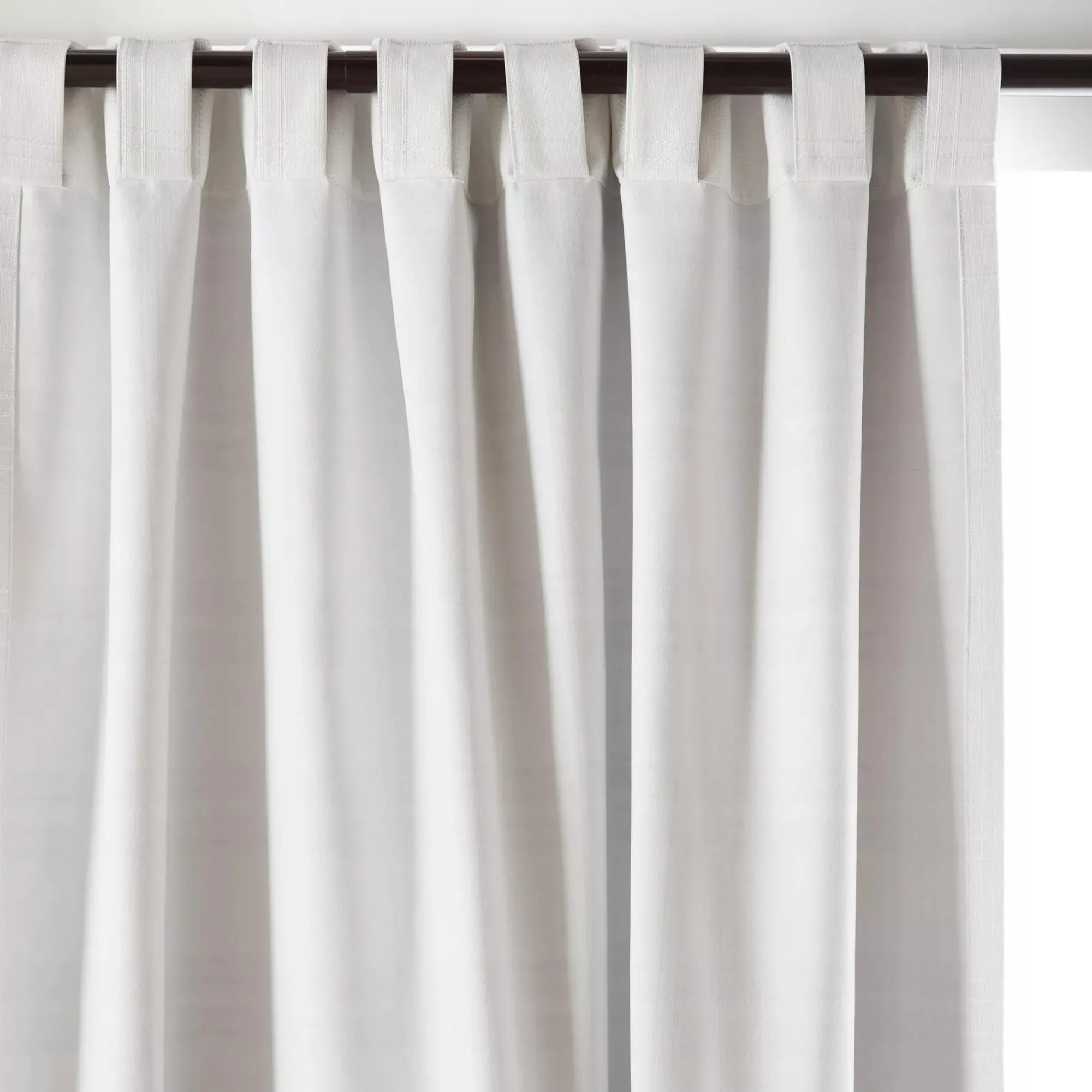 Clearance Bouclair Off White Mullins Blackout Back-Tab Curtain