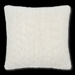 New Bouclair Off White Sheep Faux Fur Throw Pillow