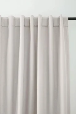 Best Bouclair Off White Taha Rod Pocket Back Tab Blackout Curtain