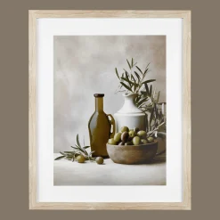 Clearance Bouclair Olives and Vases Framed Art