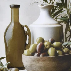 Clearance Bouclair Olives and Vases Framed Art