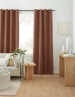 Sale Bouclair Orange Dion Blackout Curtain