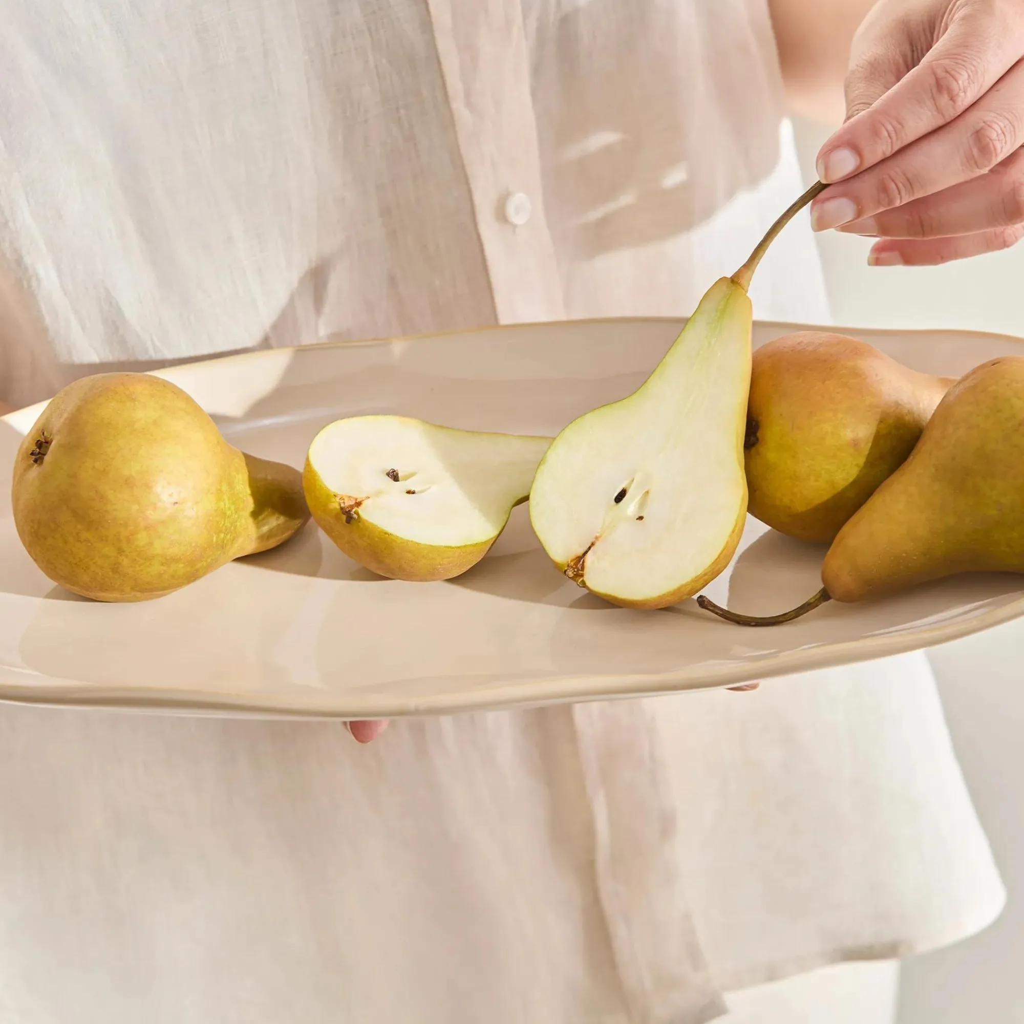 New Bouclair Oval Ceramic Plate