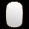 Best Bouclair Oval Walnut Mirror