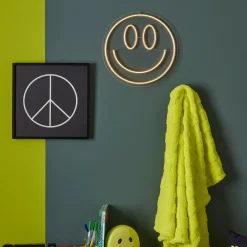 Sale Bouclair Peace Sign Neon Light Up Wall Art