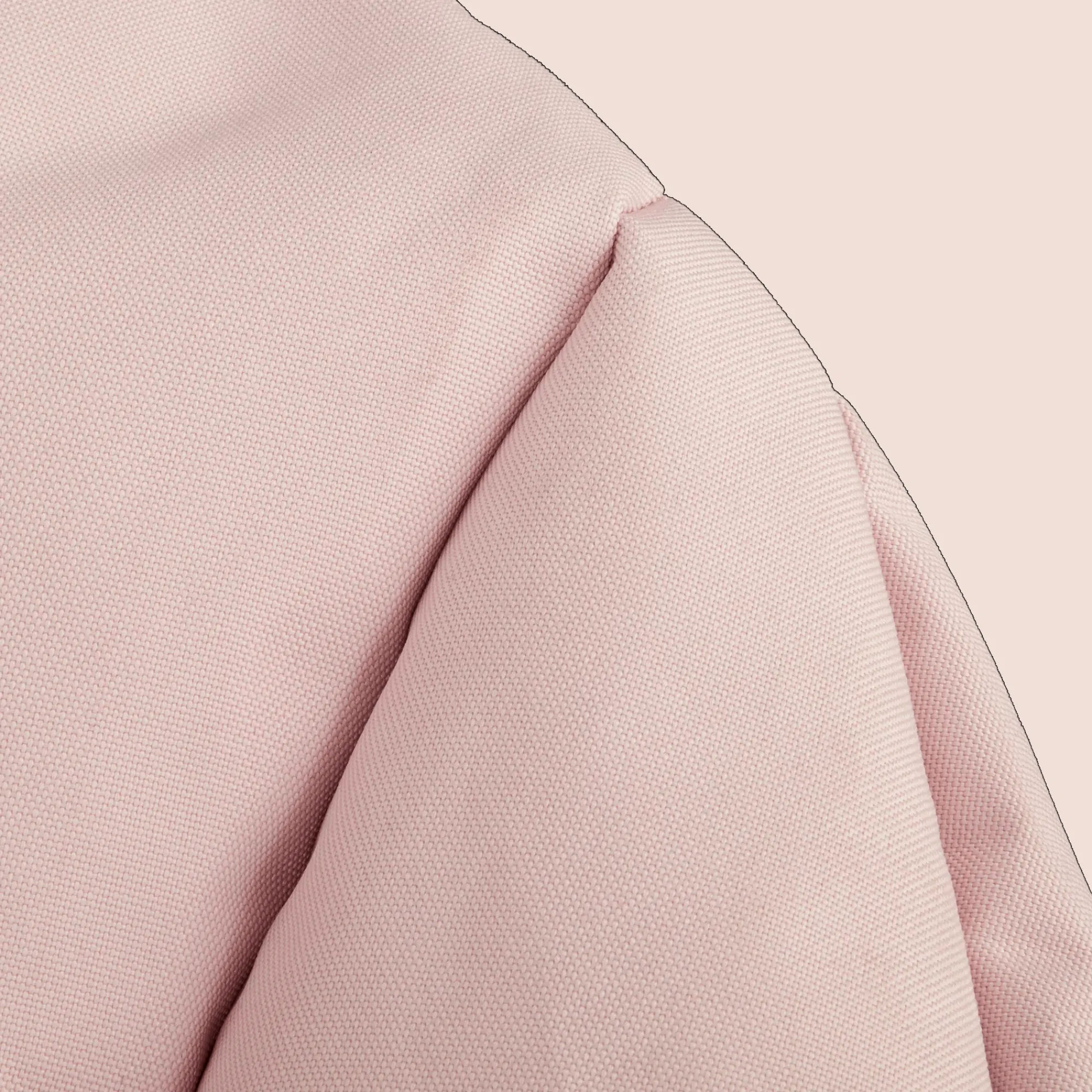 Clearance Bouclair Pink Canvas Bean Bag