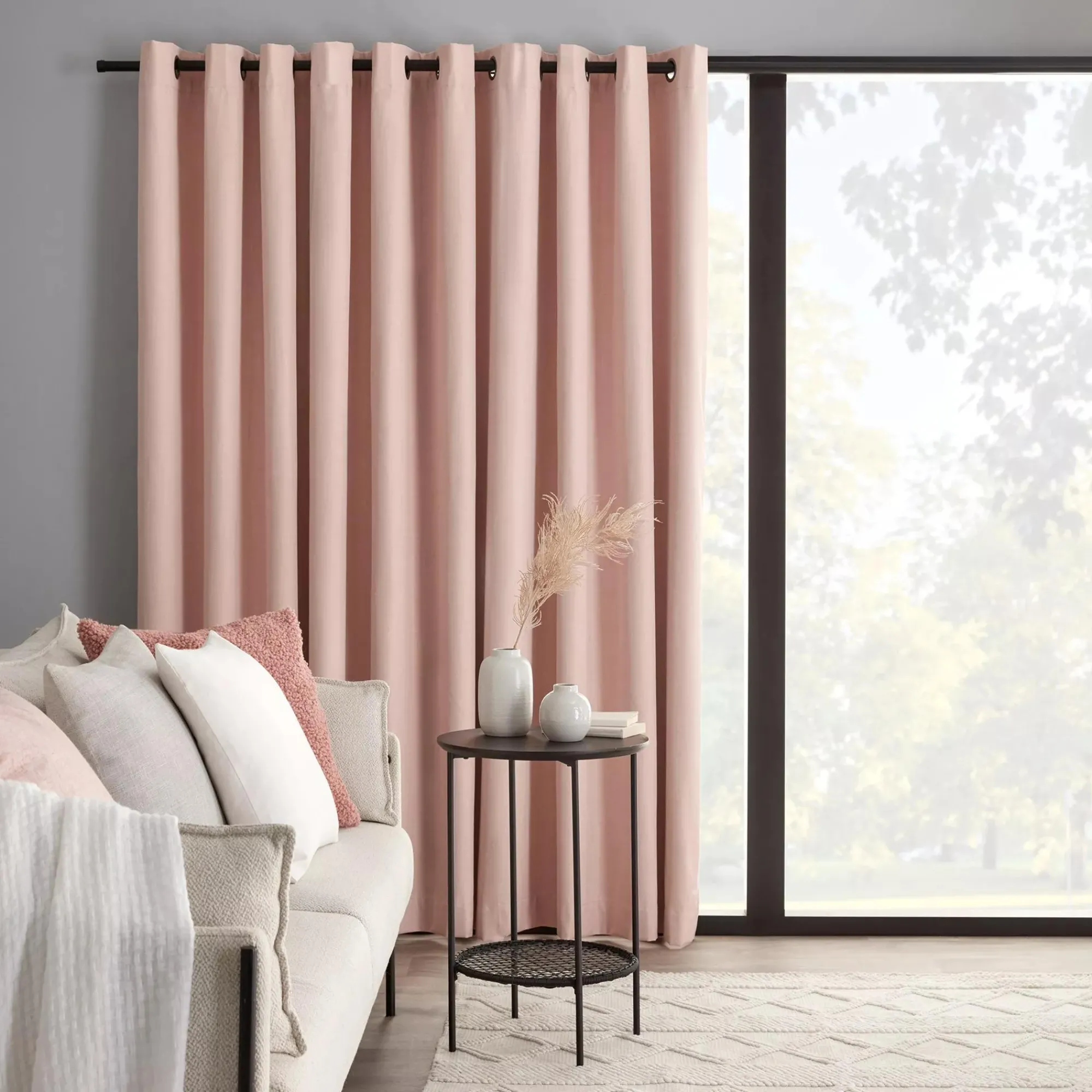 Outlet Bouclair Pink Chita Blackout Curtain