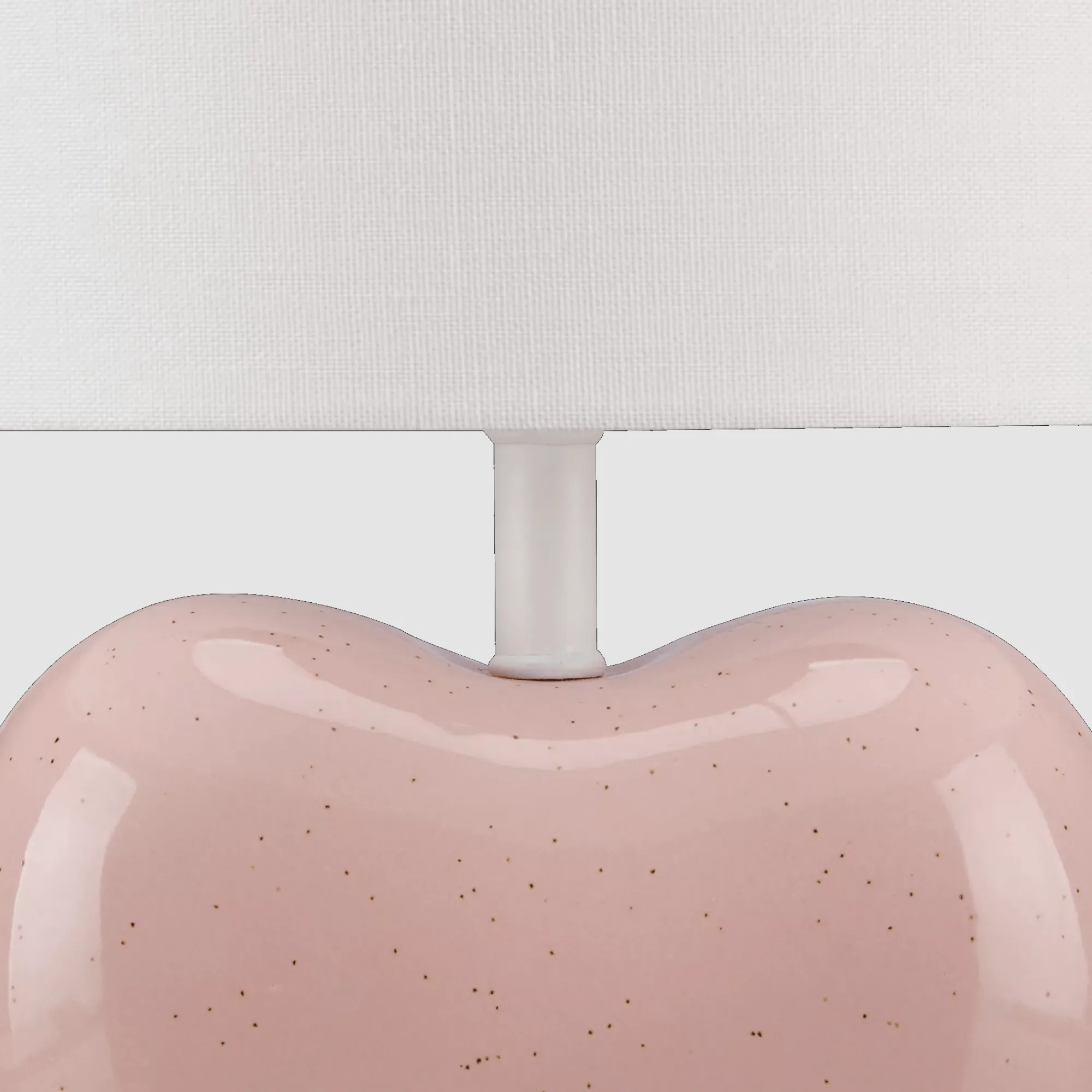 Clearance Bouclair Pink Heart Shaped Table Lamp