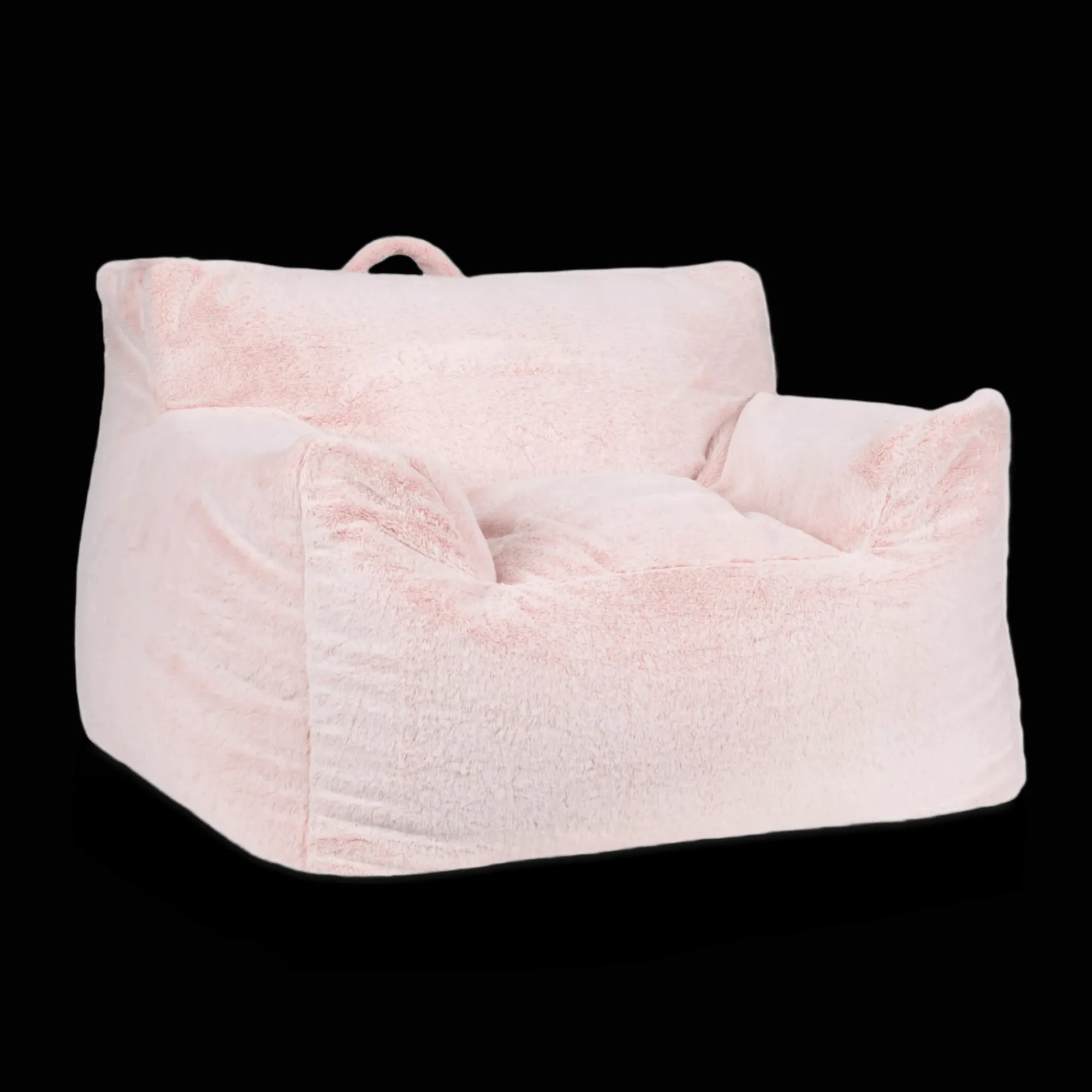 Discount Bouclair Pink Kids Furry Lounge Chair
