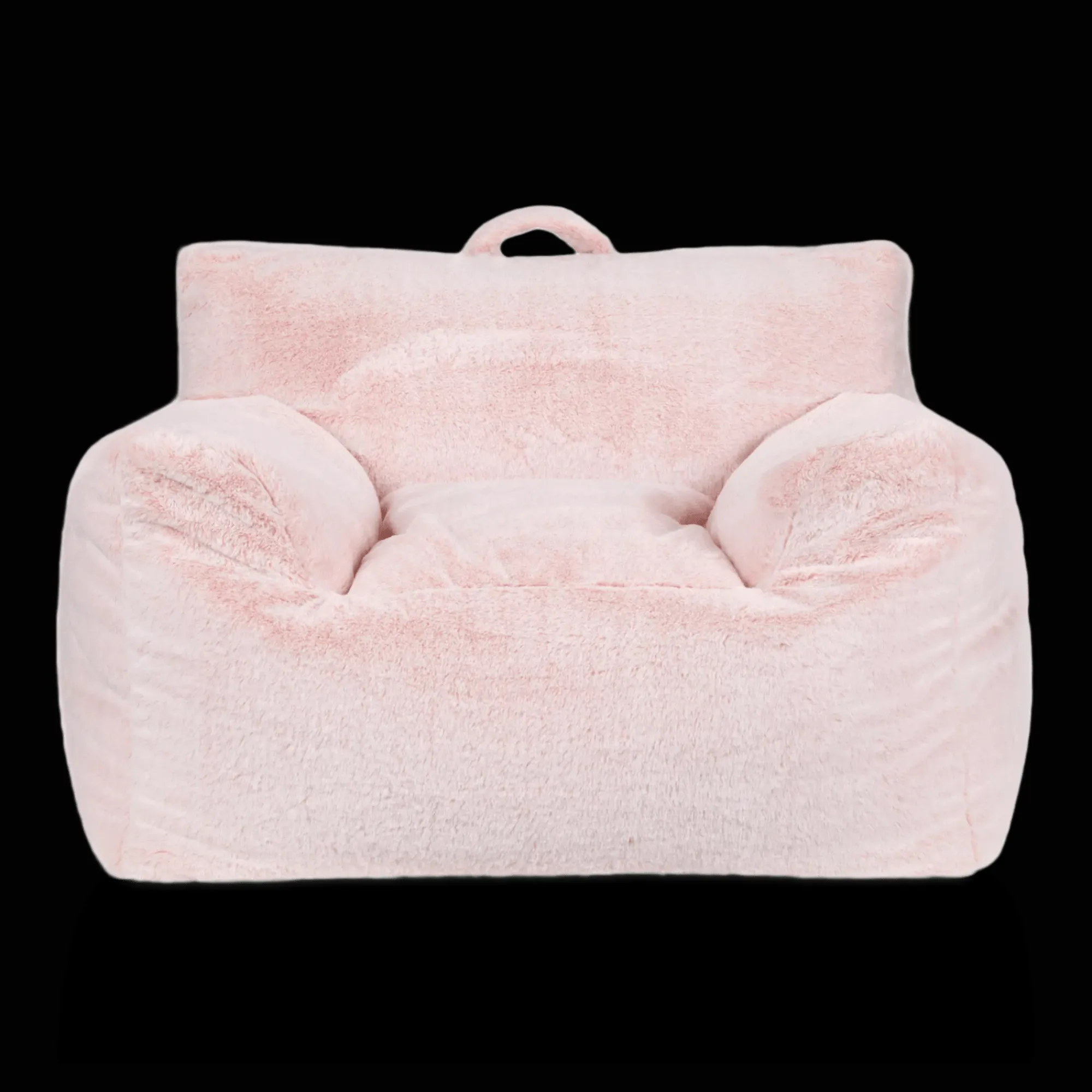 Discount Bouclair Pink Kids Furry Lounge Chair