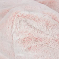 Discount Bouclair Pink Kids Furry Lounge Chair