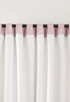 Sale Bouclair Pink Taha Rod Pocket Back Tab Blackout Curtain