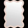 Bouclair Pink Wavy Mirror