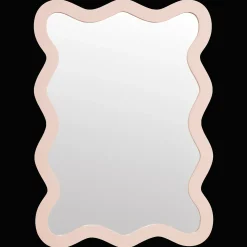 Bouclair Pink Wavy Mirror