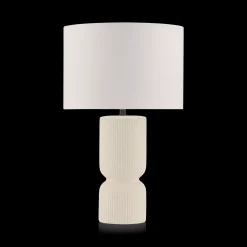 Hot Bouclair Ribbed Ceramic Table Lamp