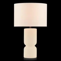 Hot Bouclair Ribbed Ceramic Table Lamp