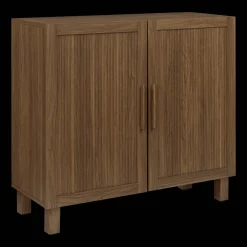 Discount Bouclair Ribbed Door Walnut Veneer Buffet