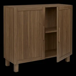 Discount Bouclair Ribbed Door Walnut Veneer Buffet