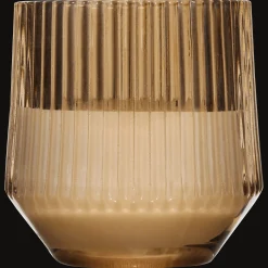 Outlet Bouclair Ribbed Glass LED Candle