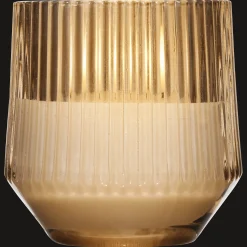 Outlet Bouclair Ribbed Glass LED Candle