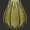 Clearance Bouclair Ribbed Green Vase