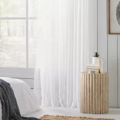Outlet Bouclair Rod Pocket Sheer Curtain
