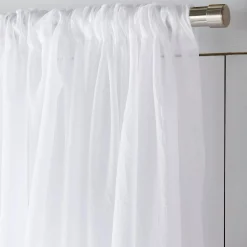 Outlet Bouclair Rod Pocket Sheer Curtain