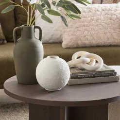 Bouclair Round Ceramic Table Vase