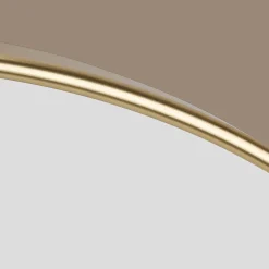 Sale Bouclair Round Gold Aluminum Frame Mirror
