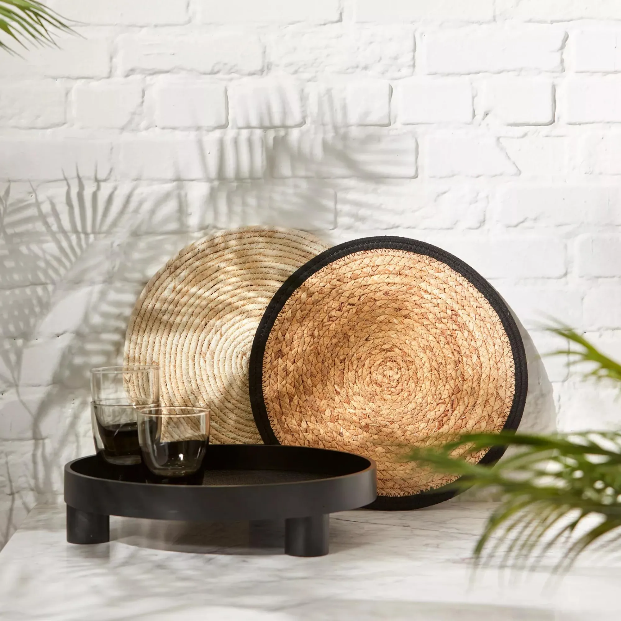 Clearance Bouclair Round Natural Fiber Placemat