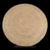 Bouclair Round Solid Jute Rug