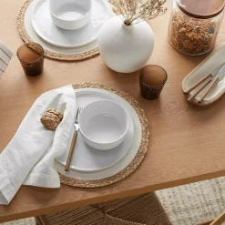 Bouclair Round Straw Placemat