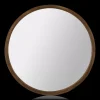 Sale Bouclair Round Wood Framed Mirror