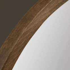 Sale Bouclair Round Wood Framed Mirror
