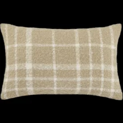 Bouclair Ruskin Plaid Decorative Lumbar Pillow