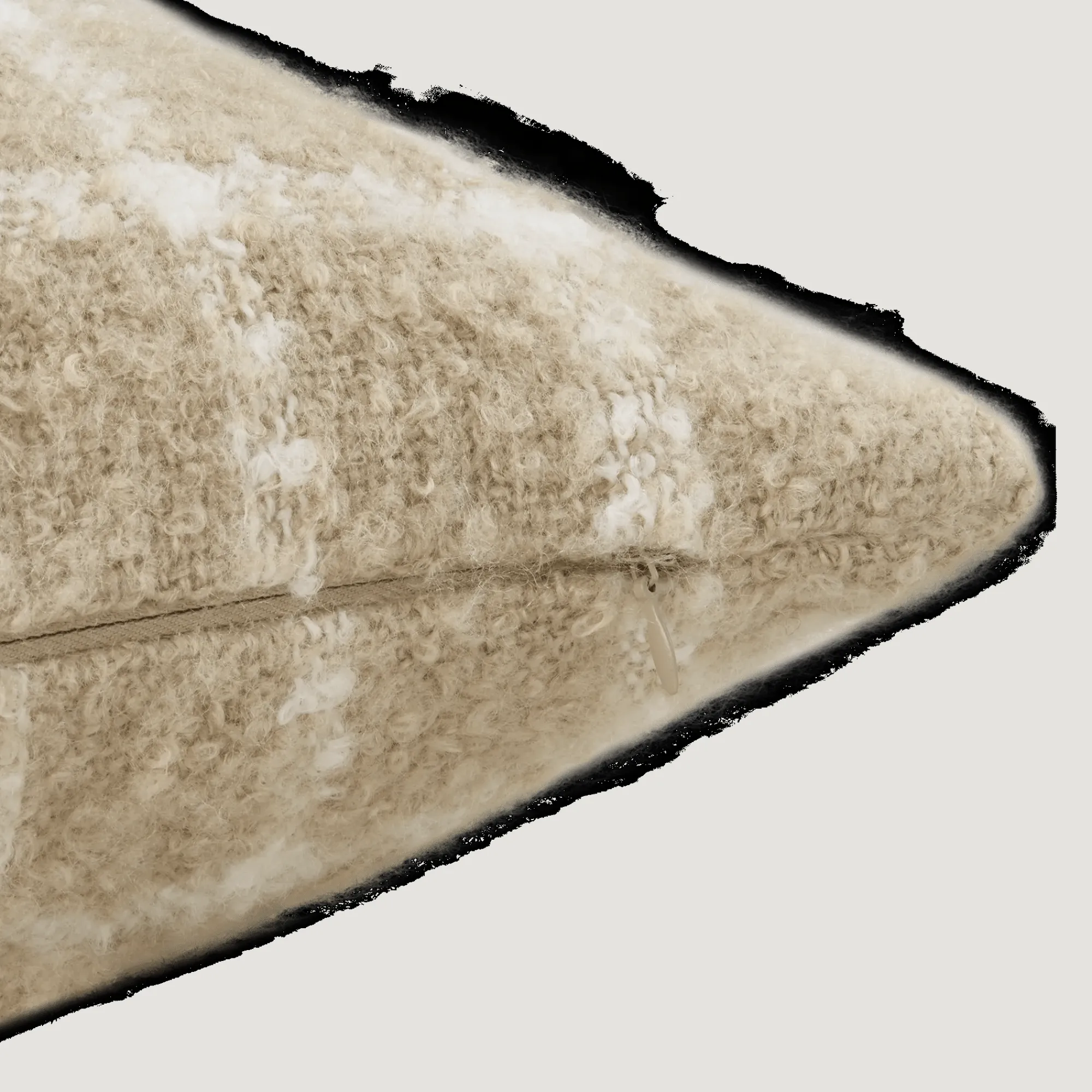 Bouclair Ruskin Plaid Decorative Lumbar Pillow