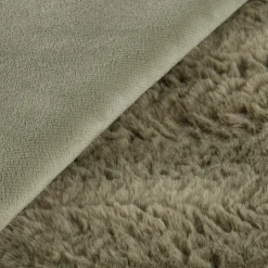 Outlet Bouclair Sage Ellyn Faux Fur Throw