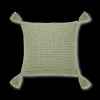 New Bouclair Sage Erna Decorative Pillow with Tassels