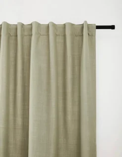 Outlet Bouclair Sage Taha Rod Pocket Back Tab Blackout Curtain