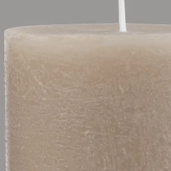 New Bouclair Sand Marled Pillar Candle