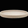 Online Bouclair Sand Ribbed Tray